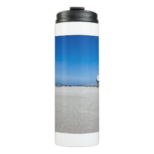 Strand an der Nordsee, Sankt Peter Ording Thermosbecher