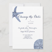 Strand Ändern Sie die Datumsfarbkarte Einladung (Vorderseite)