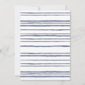 Strand Ändern Sie die Datumsfarbkarte Einladung (Rückseite)