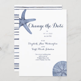 Strand Ändern Sie die Datumsfarbkarte Einladung