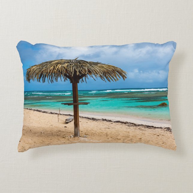 Strand Anse des Rochers Dekokissen (Vorderseite)