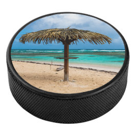 Strand Anse des Rochers Eishockey Puck