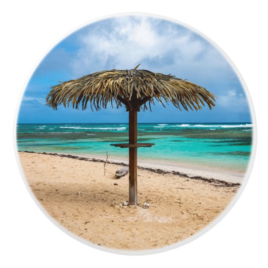 Strand Anse des Rochers Keramikknauf (Vorderseite)