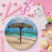 Strand Anse des Rochers Pappteller (Party)