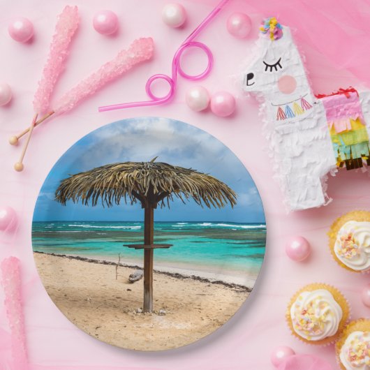 Strand Anse des Rochers Pappteller (Party)