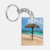 Strand Anse des Rochers Schlüsselanhänger (Vorderseite links)