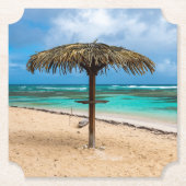 Strand Anse des Rochers Untersetzer (Vorderseite)