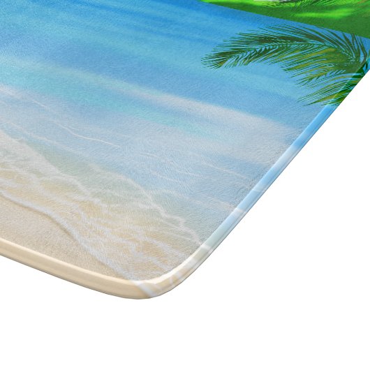 Strand-Ansicht Schneidebrett (Ecke)