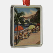 Strand-Ansicht vor Hotel-St. Catherine Silbernes Ornament (Rechts)