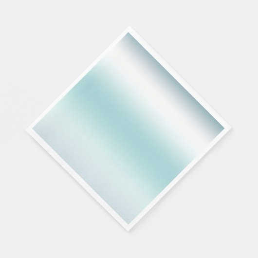 Strand Aqua Blue Ombre Serviette (Ecke)