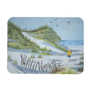 Strand-Aquarell Magnet
