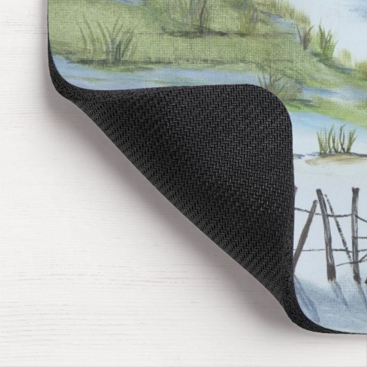 Strand-Aquarell Mousepad (Ecke)