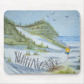 Strand-Aquarell Mousepad (Vorne)