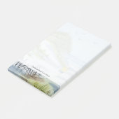 Strand-Aquarell Post-it Klebezettel (angewinkelt)