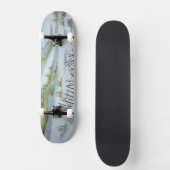 Strand-Aquarell Skateboard (Vorderseite)