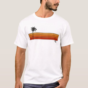 Strand-Art 80er des PB (Paradies-Bucht) frühe auf T-Shirt