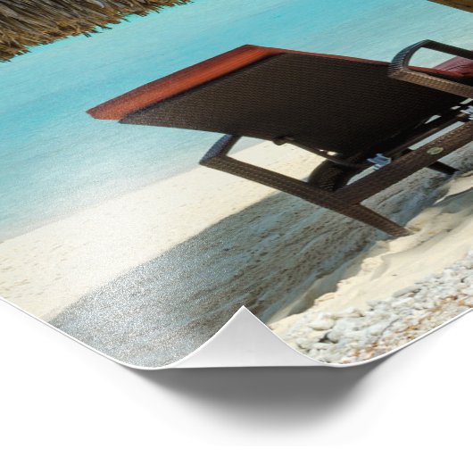 Strand auf Bora Bora Foto (Ecke)