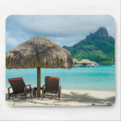 Strand auf Bora Bora mousepad (Vorne)