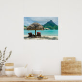 Strand auf Bora Bora Poster (Küche)