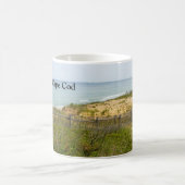 Strand auf Cape Cod Massachusetts Kaffeetasse (Mittel)