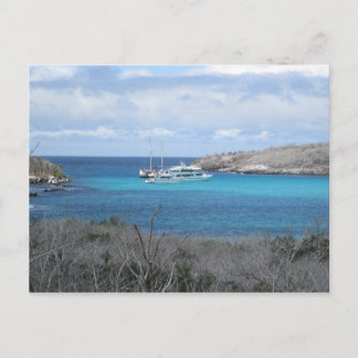Strand auf den Galapagos-Inseln Postkarte