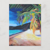 Strand auf den Magen's Bay St Thomas US Jungfrau I Postkarte (Vorderseite)