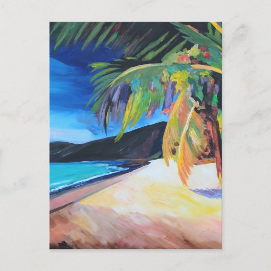 Strand auf den Magen's Bay St Thomas US Jungfrau I Postkarte (Vorderseite)