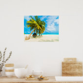 Strand auf den Malediven Poster 1 (Küche)