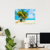 Strand auf den Malediven Poster 1 (Heimbüro)