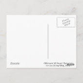 Strand auf der Erde Postkarte (Rückseite)