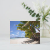 Strand auf Samoa Savaii Postkarte (Stehend Vorderseite)