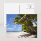 Strand auf Samoa Savaii Postkarte (Vorne/Hinten)