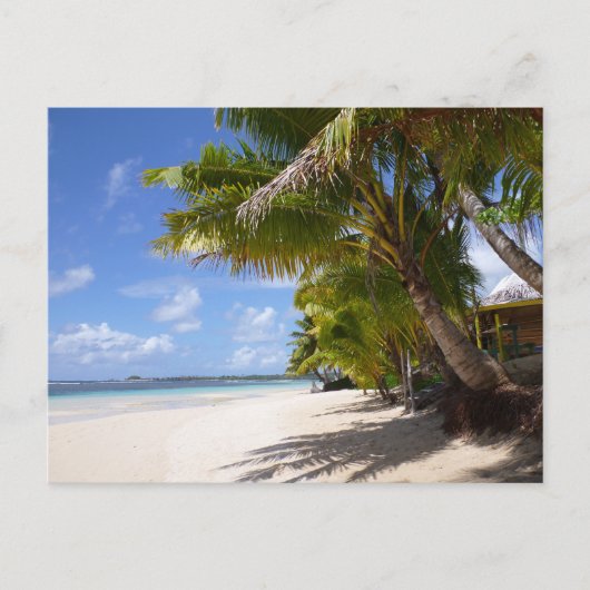 Strand auf Samoa Savaii Postkarte (Vorderseite)