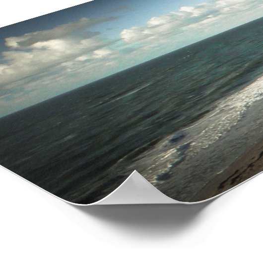 Strand auf Sylt Poster (Ecke)