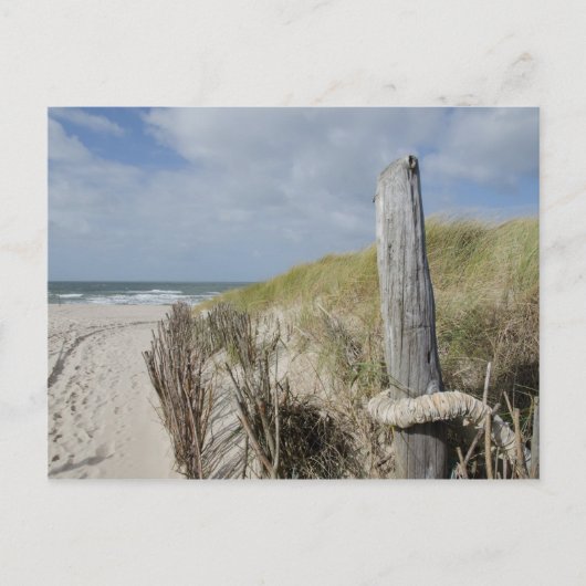 Strand auf Sylt Postkarte (Vorderseite)