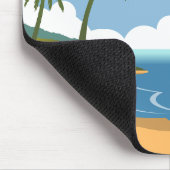 Strand aussehend mousepad (Ecke)