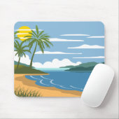 Strand aussehend mousepad (Mit Mouse)