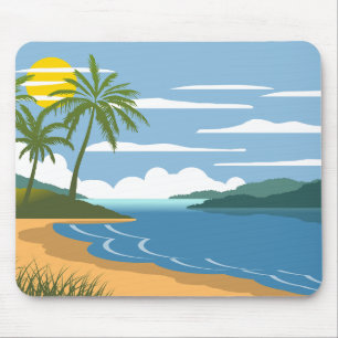 Strand aussehend mousepad