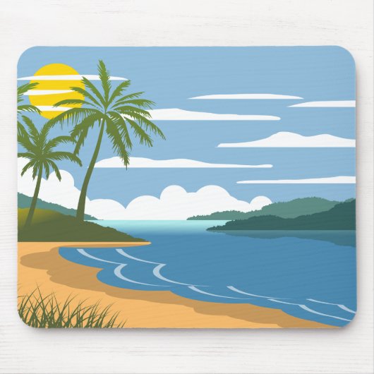 Strand aussehend mousepad (Vorne)