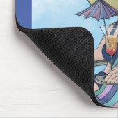 Strand-Babe-Mauspad Mousepad (Ecke)