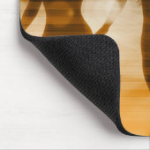 Strand-Baby-Sonnenuntergang-Silhouette, die den Mousepad (Ecke)