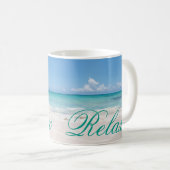 Strand Backgroud Kaffeetasse (VorderseiteRechts)