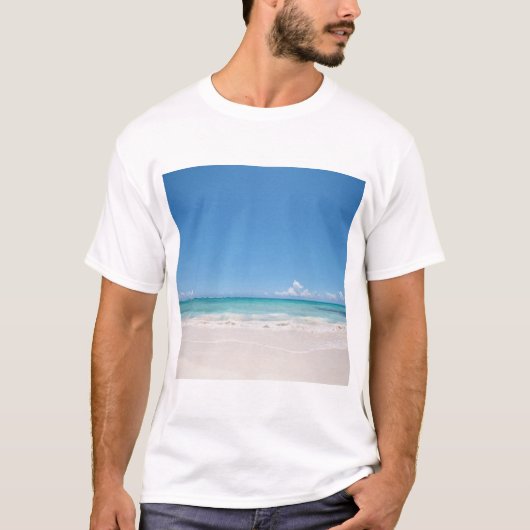 Strand Backgroud T-Shirt (Vorderseite)