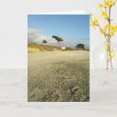 Strand-Baum Karte (Gelbe Blume)