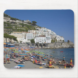 Strand bei Amalfi, Kampanien, Italien Mousepad