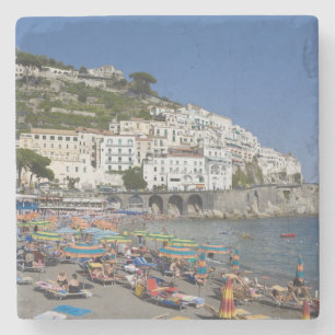 Strand bei Amalfi, Kampanien, Italien Steinuntersetzer