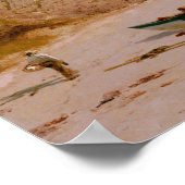 Strand bei Beverly - John Kensett Fine Art Poster (Ecke)