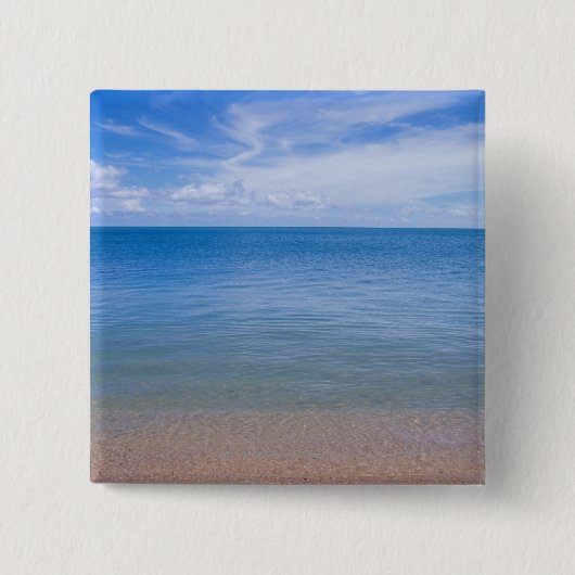 Strand bei Ebbe Button (Vorderseite)
