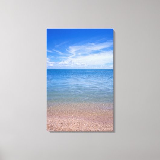 Strand bei Ebbe Leinwanddruck (Vorderseite)
