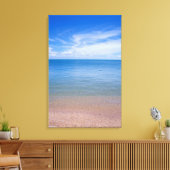 Strand bei Ebbe Leinwanddruck (Insitu (Wohnzimmer))